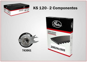 KIT CORREIA DENTADA VW V6G