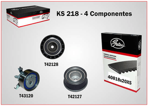 KIT DA CORREIA SINCRONIZADORA GATES - KS-218