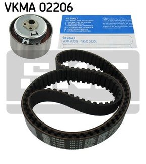 KIT DA CORREIA SINCRONIZADORA SKF - VKMA 02206 C