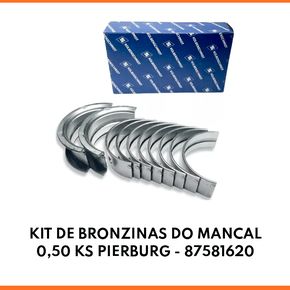 KIT DE BRONZINAS DO MANCAL 0,50 KS PIERBURG - 87581620