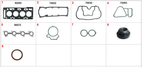 Kit Junta Cabeçote Ford  (kit Superior)