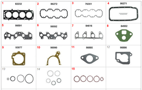 Kit Junta Cabeçote Gm  (kit Superior)