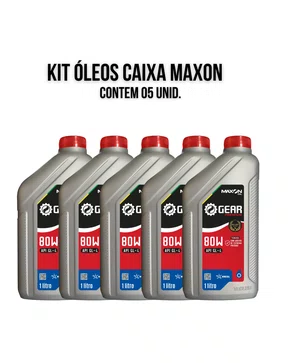 KIT OLEO CAIXA MINERAL 80W MAXON