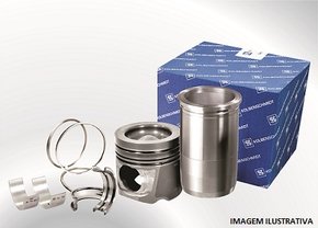 KIT CAMISA PISTÃO E ANÉIS KS PIERBURG - 97295960