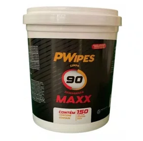 Lenço Umedecido Desengraxante PWIPES 90 MAXX