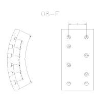 LONA DE FREIO FRAS-LE - VW/262-XX -