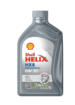 ÓLEO DO MOTOR 0W20 SN 1L SHELL - HELIX HX8 AG 0W-20