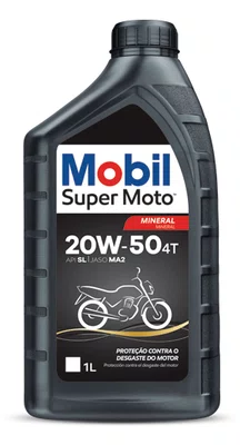 Óleo Mobil Super Moto 4T 20W-50 1Litro
