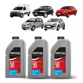 Kit Óleo de Motor 5W30 Maxon Premium Sintético 3un