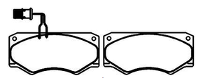 PASTILHA DE FREIO DIANTEIRO SISTEMA AKEBONO ECOPADS ECO1130