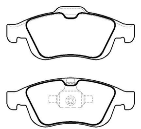 PASTILHA DE FREIO DIANTEIRA ECOPADS - ECO1495 -