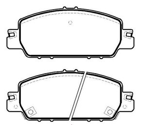 PASTILHA DE FREIO DIANTEIRA ECOPADS - ECO1573K -