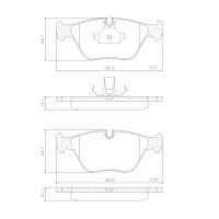 PASTILHA DE FREIO DIANTEIRA FRAS-LE - PD/1028-B -