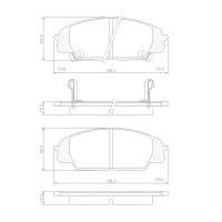 PASTILHA DE FREIO DIANTEIRA FRAS-LE - PD/1044 -
