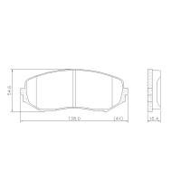 PASTILHA DE FREIO DIANTEIRA FRAS-LE - PD/107 VARGA