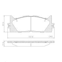 PASTILHA DE FREIO DIANTEIRA FRAS-LE - PD/1077 -