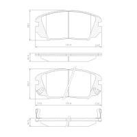 PASTILHA DE FREIO DIANTEIRA FRAS-LE - PD/1232-B -