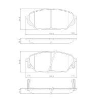 PASTILHA DE FREIO DIANTEIRA FRAS-LE - PD/1296