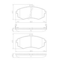 PASTILHA DE FREIO DIANTEIRA FRAS-LE - PD/1370 -