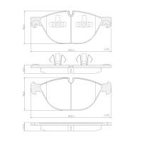PASTILHA DE FREIO DIANTEIRA FRAS-LE - PD/1458 - X5