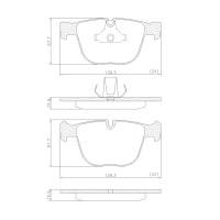 PASTILHA DE FREIO DIANTEIRA FRAS-LE - PD/0 -