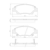 PASTILHA DE FREIO DIANTEIRA FRAS-LE - PD/1490-B - F  TAOS