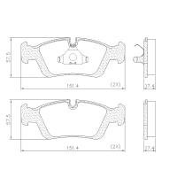 PASTILHA DE FREIO DIANTEIRA FRAS-LE - PD/384-A - 100  A6 A6  F