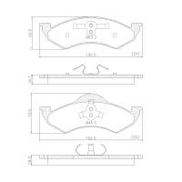 PASTILHA DE FREIO DIANTEIRA FRAS-LE - PD/623 - DAKOTA