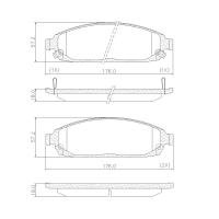 PASTILHA DE FREIO DIANTEIRA FRAS-LE - PD/80 -