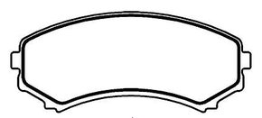 PASTILHA DE FREIO DIANTEIRO ECOPADS - ECO1311 -