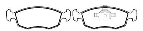 PASTILHA DE FREIO DIANTEIRO ECOPADS - ECO3 -