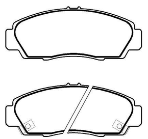 PASTILHA DE FREIO DIANTEIRO ECOPADS - ECO1498 -