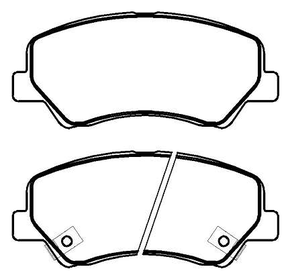 PASTILHA DE FREIO DIANTEIRO ECOPADS - ECO1509 -