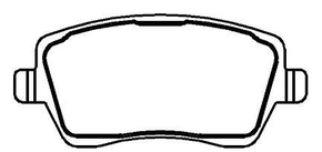 PASTILHA DE FREIO DIANTEIRO ECOPADS - ECO1510 -  S I30