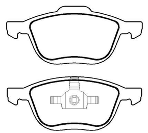 PASTILHA DE FREIO DIANTEIRO ECOPADS - ECO1520 -