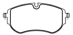 PASTILHA DE FREIO DIANTEIRO ECOPADS - ECO1613 -
