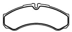 PASTILHA DE FREIO DIANTEIRA LONAFLEX - P-94 -