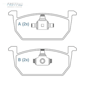 PASTILHA DE FREIO DIANTEIRO WILLTEC - FP1008