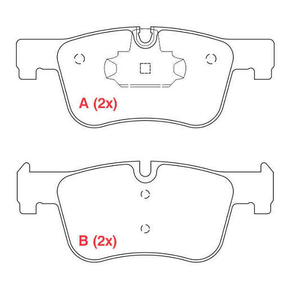 PASTILHA DE FREIO DIANTEIRO WILLTEC - FP179 -