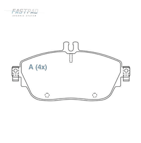 PASTILHA DE FREIO DIANTEIRO WILLTEC - FP228 - CAMARO