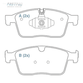 PASTILHA DE FREIO DIANTEIRO WILLTEC - FP922 -  DS4