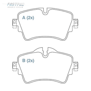 Pastilha De Freio Dianteiro Willtec - Fp980 - Cooper S \ X1 