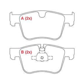 PASTILHA DE FREIO DIANTEIRO WILLTEC - FP991 -