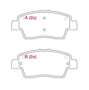 PASTILHA DE FREIO DIANTEIRO WILLTEC - PW1026 - X0