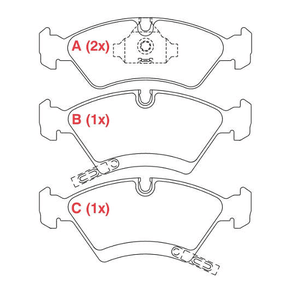 PASTILHA DE FREIO DIANTEIRO WILLTEC - PW1044 -
