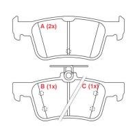 PASTILHA DE FREIO DIANTEIRO WILLTEC - PW173 -