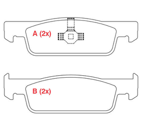 PASTILHA DE FREIO DIANTEIRO WILLTEC - PW211 - F