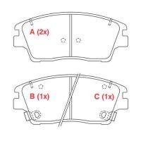 PASTILHA DE FREIO DIANTEIRO WILLTEC - PW270 -