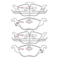 PASTILHA DE FREIO DIANTEIRO WILLTEC - PW520 - 80 F