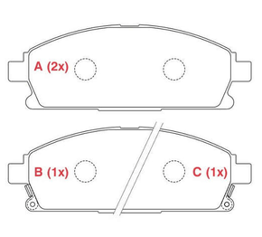 PASTILHA DE FREIO DIANTEIRO WILLTEC - PW59 - IBIZA